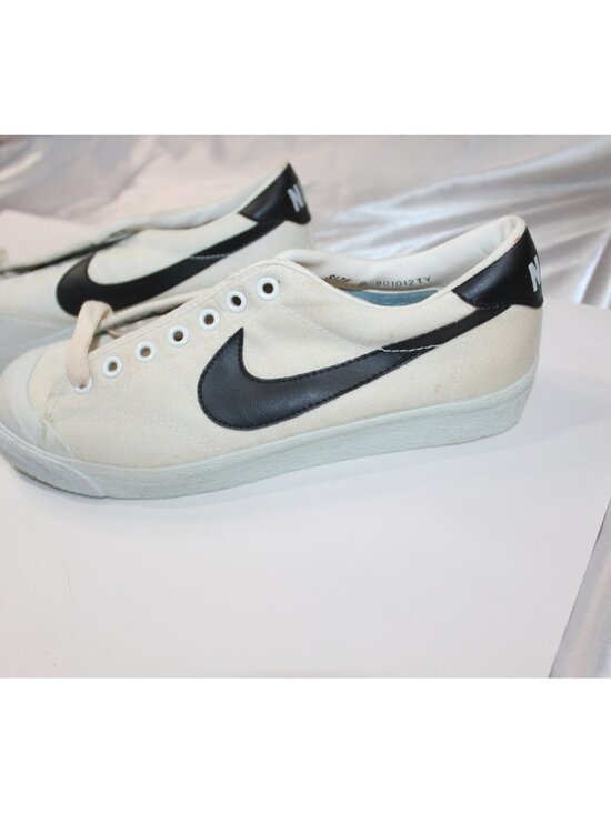 Vintage Nike Shoes Bruin Canvas White / Black Size 8 w/ Original Box main image 3